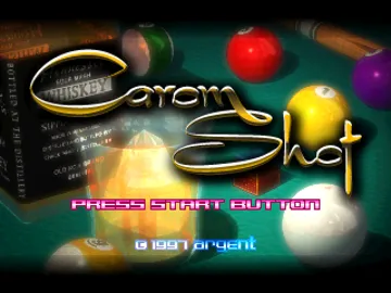 Carom Shot (JP) screen shot title